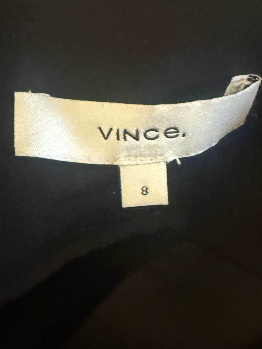Vince Black Wide Leg Trousers Sz 8 Horn D-Ring Belt Detail - Picture 9 of 17